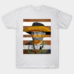 Self Portrait by Vincent Van Vogh and Lee Van Cleef T-Shirt